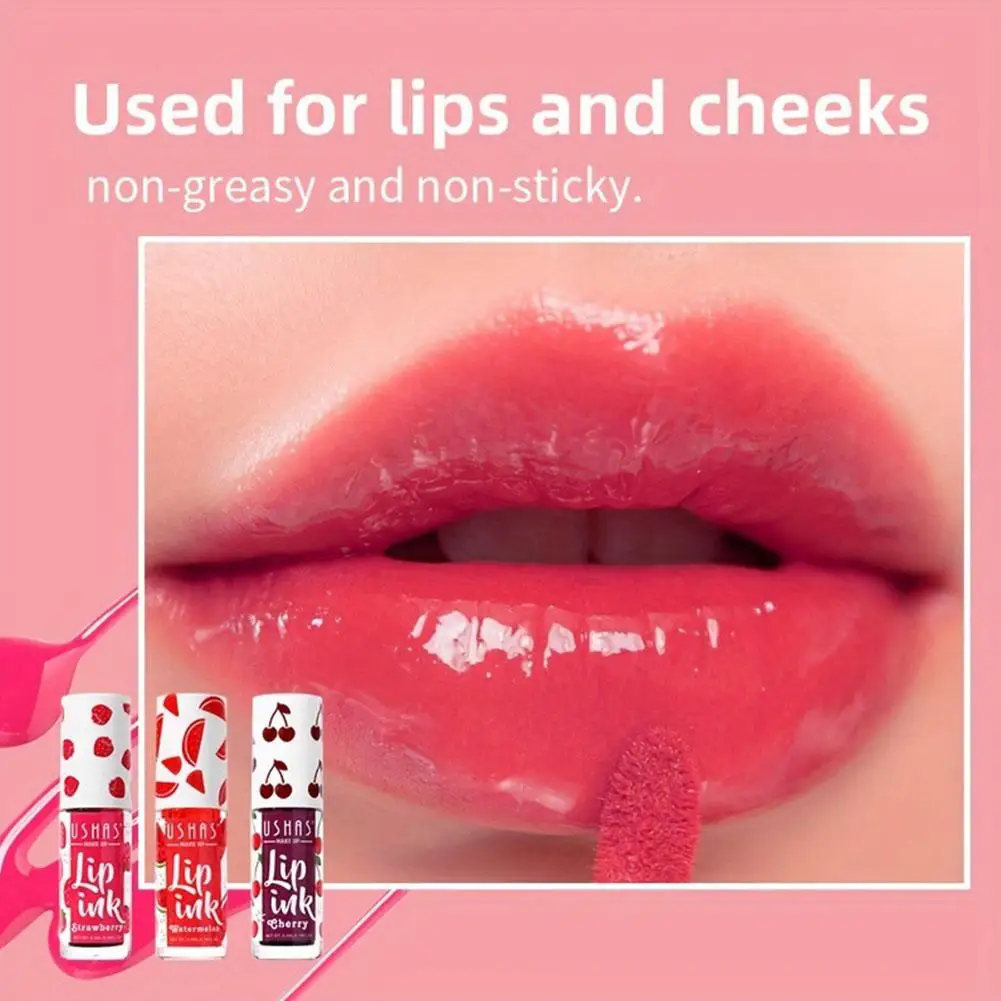 Strawberry Bobo Lip Gloss Water Gloss Dudu Waterproof Non-stick Whitening Lip Cup Spring And Moisturizing Glaze Summer Mirr T3T7