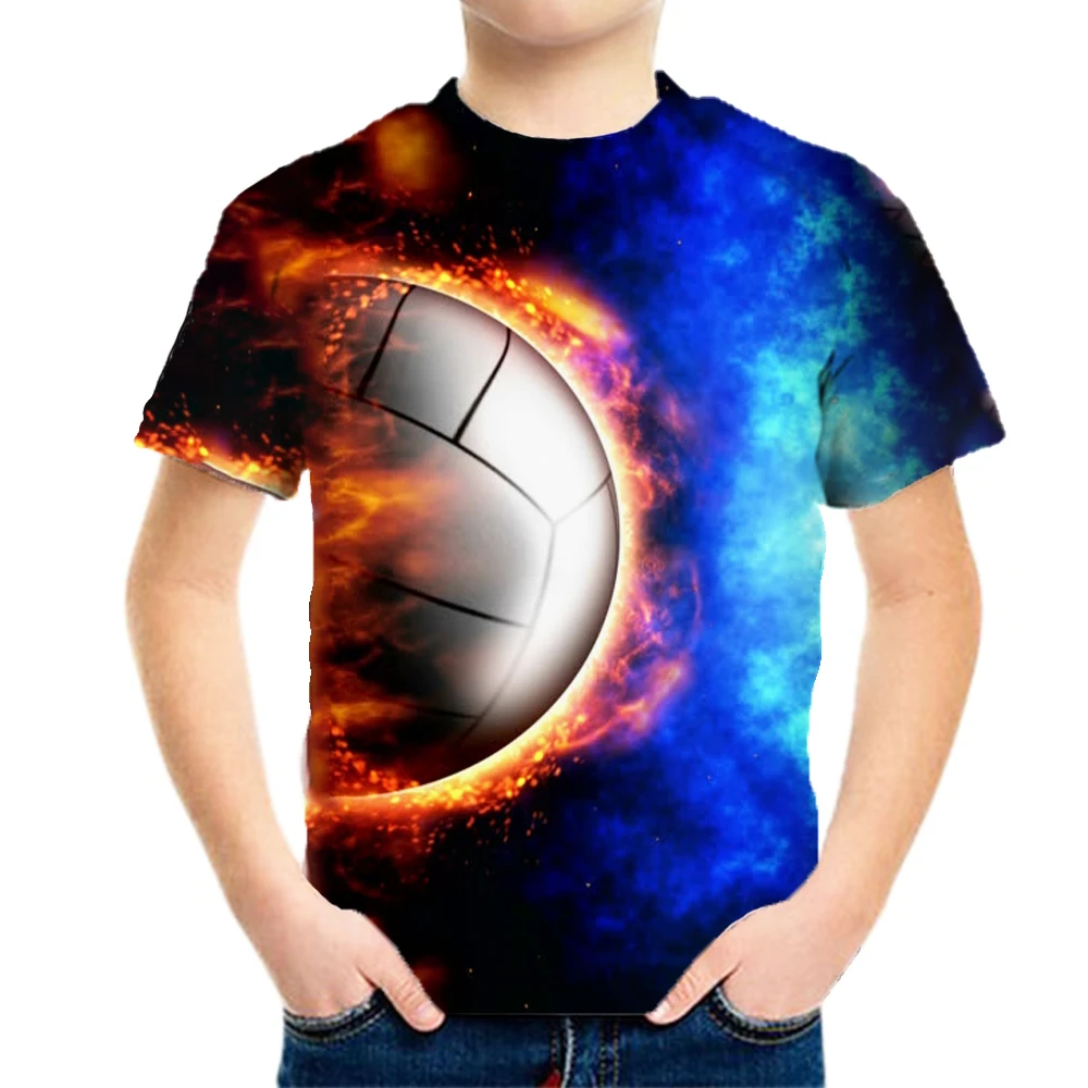 Children's Clothing for Boys Children from 10 to 12 Years Old Short Sleeve Teens Summer T Shirt 2023 Soccer T-Shirt Football Tee