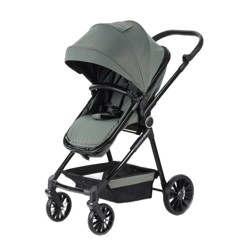 

Высококачественная складная детская коляска с металлическим каркасом, двойной амортизацией, просторным салоном и грузоподъемностью до 20 кг