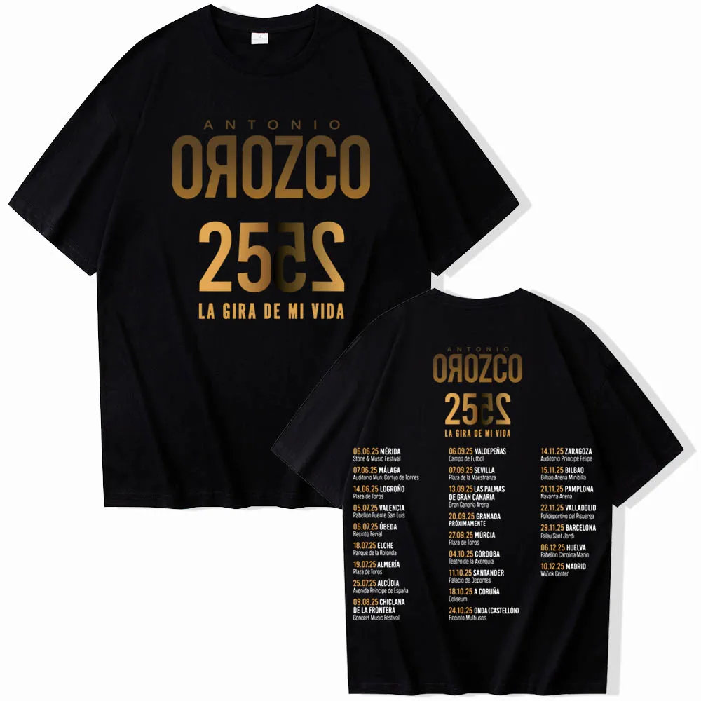 Antonio Orozco La Gira De Mi Vida Tour 2025 camiseta Antonio Orozco camisetas gráficas de verano regalo para seguidores