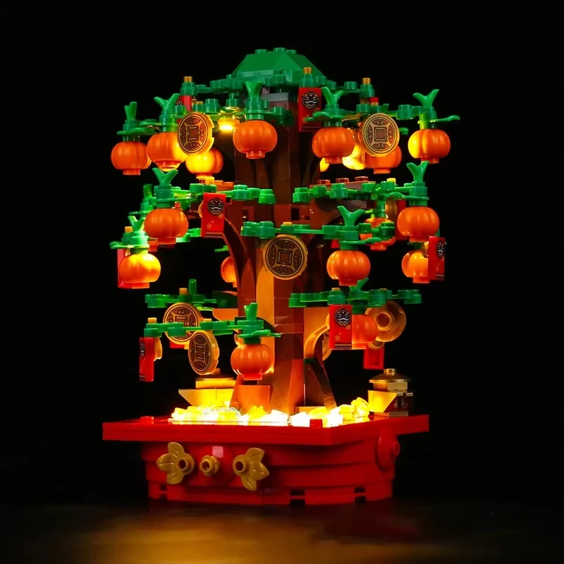 DIY LED Light Kit For LEGO 40648 Money Tree Building Blocks Set（Only LED Light,Without Blocks Model）