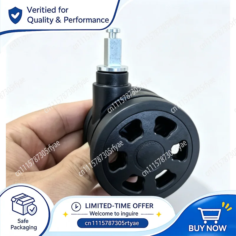 Luggage Wheel Replacement Universal Spinner Wheel Silent Roller Hexagon Square Connector Suitcase Repair Parts for Travel Case
