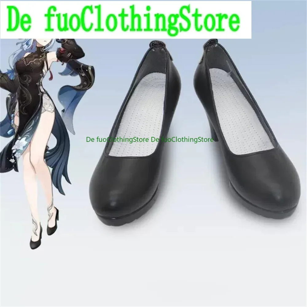 

Shenhe Shen he Genshin Impact Cosplay Shoes Boots Game Anime Party Halloween Chritmas DefuoClothing Shoes Store