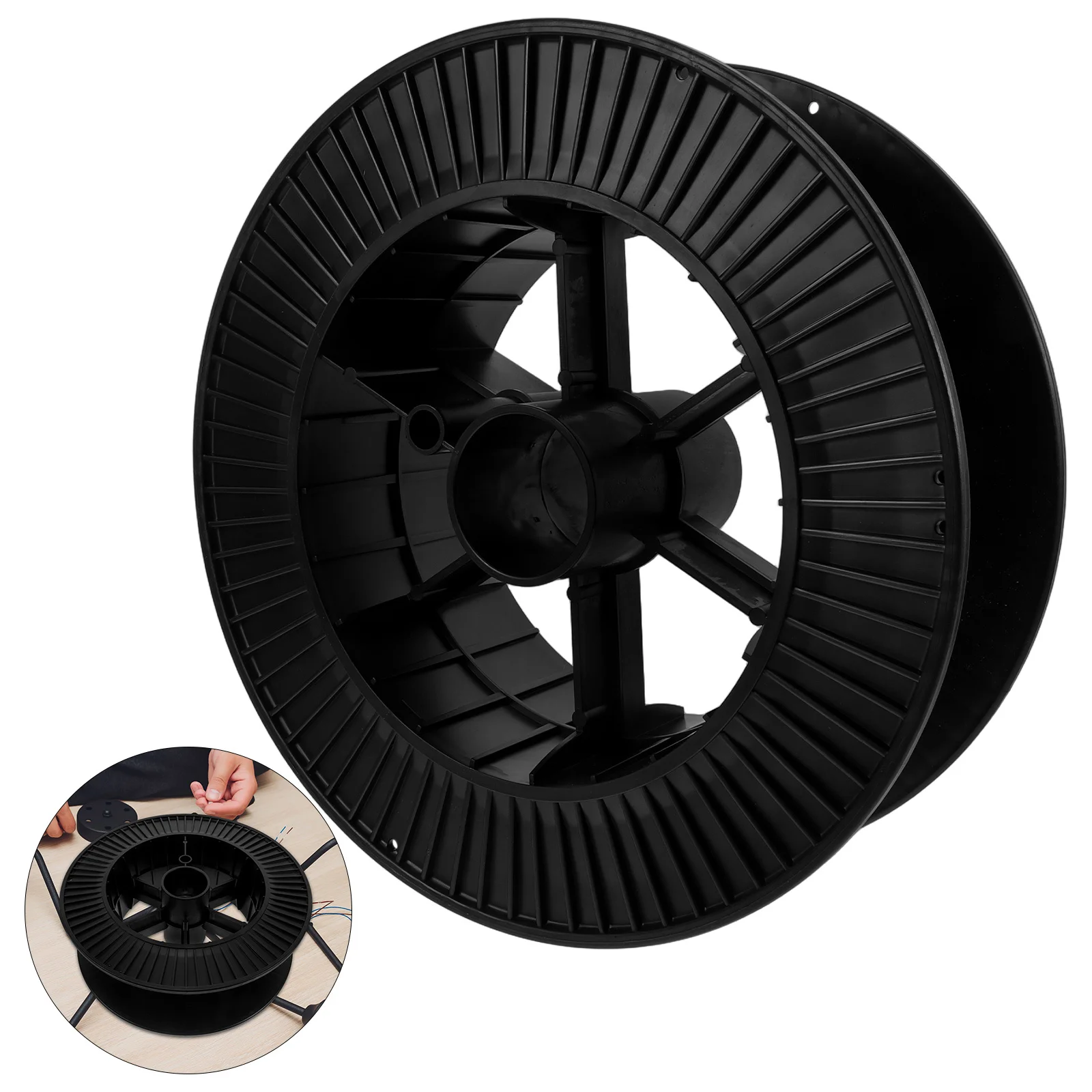 

Plastic Spool Holder Multifunctional Cable Organizer For Welding Wire Rope Extension Cord Storage Lightweight Wind Up Reel