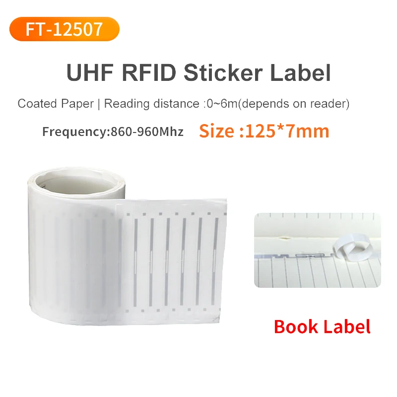 1000 stuks UHF RFID-label 73x20mm Passief stickerpapier Label Tag 860Mhz 960Mhz Lange afstand label voor magazijnbeheer UHF RFID