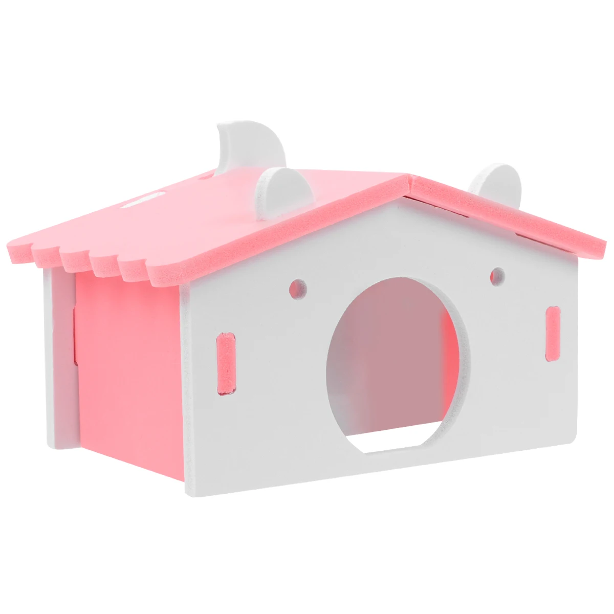 

1pc Hamster Sleeping House Pink Accessories Small Cage Pet Supplies Swing Eco Friendly Smooth Washable Nest Bed Durability