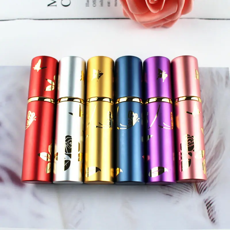 10ml Glass Spray Bottle Metal Perfume Bottles Empty Atomizer Glass Botle Refillable Vials