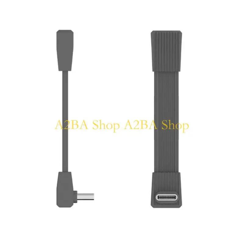 A2BA USB C 240W Charging Cord TPE Flat Cable Compact Travel Friendly Charging Wire
