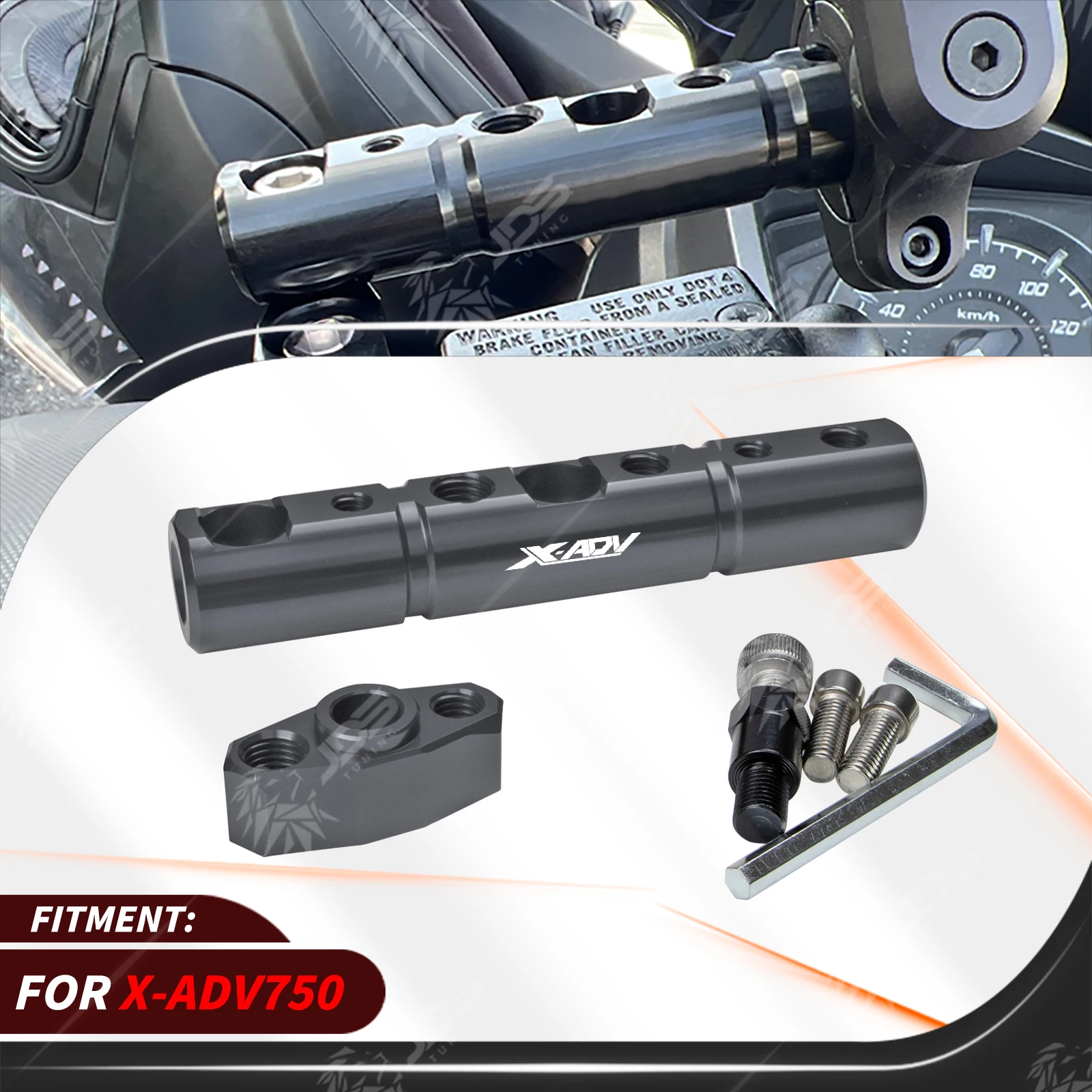 For HONDA X-ADV/XADV750 Multifunction Cross Bar Handlebar Crossbar Phone GPS Extension Holder Accessories Parts