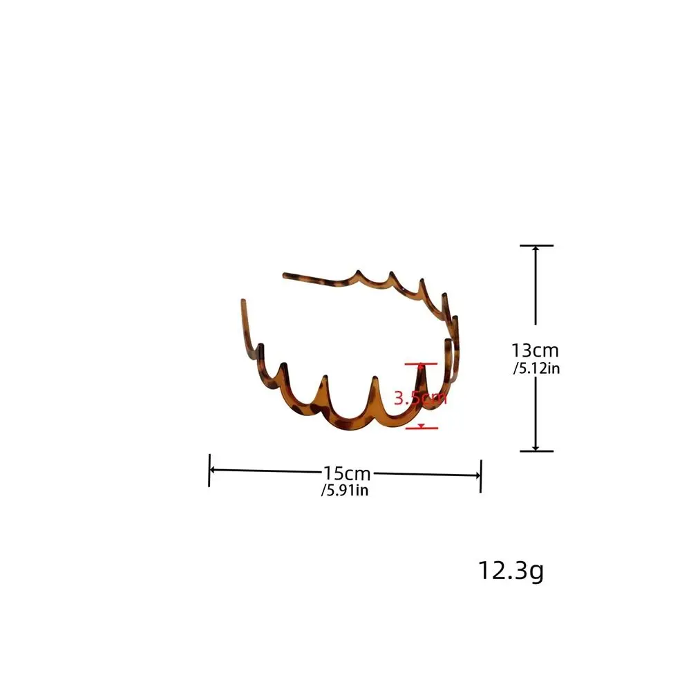 Cute Foldable Non-Slip Headband Thin Hair Clip Plastic Hair Band Korean Style Headwear Women Hair Hoop Face Wash Hairband Makeup