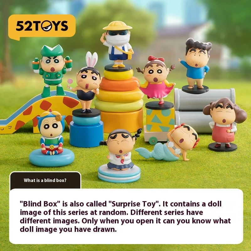 

New 52toys Crayon Shin-Chan Whimsical Cos Blind Box Tide Playing With Hand-Made Peripheral Ornaments Toy Cute Doll Children Gift