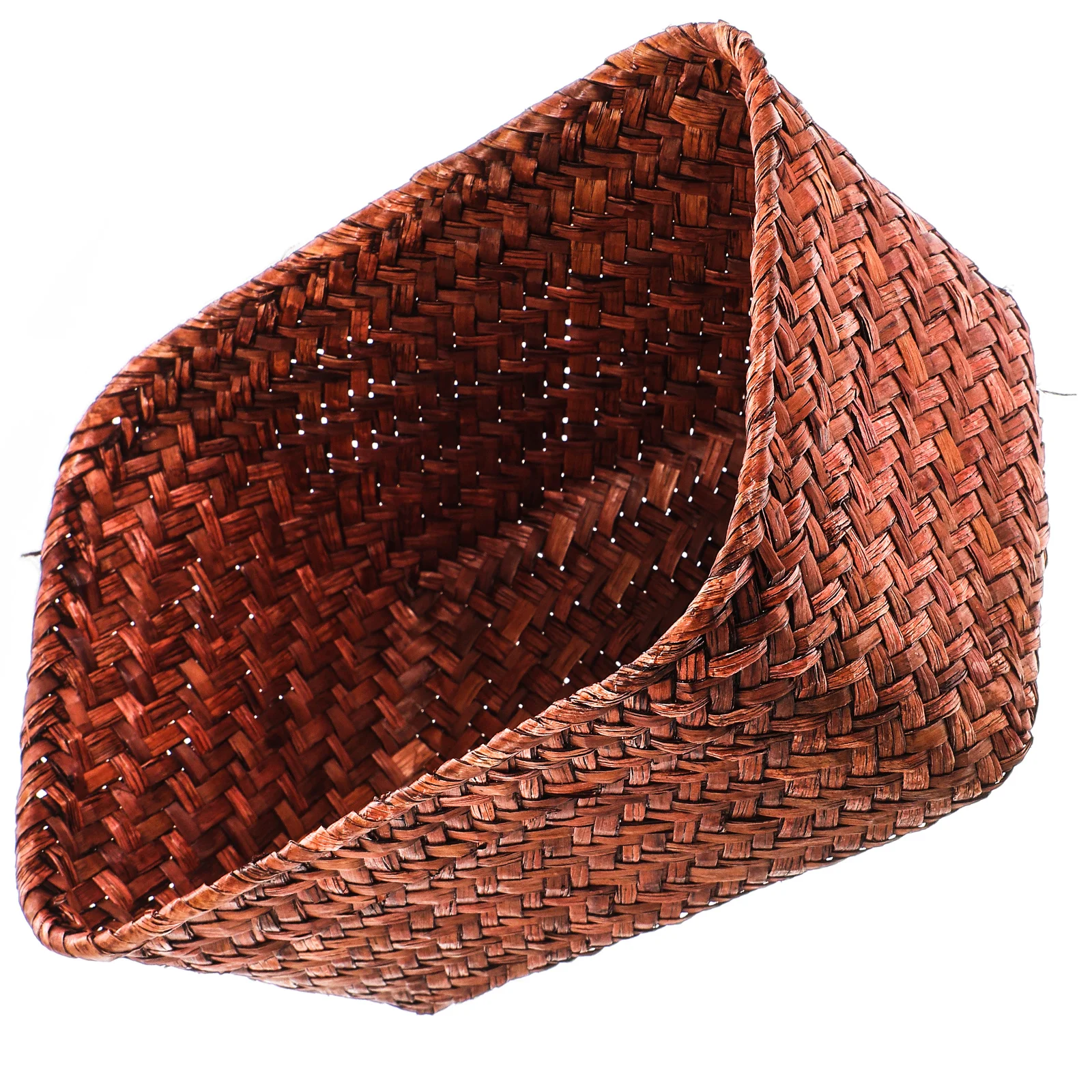 

1pc Seaweed Weave Basket Large Size Sea Grass Storage Container Sundries Organizer Portable Compact Home Use Desk Tray