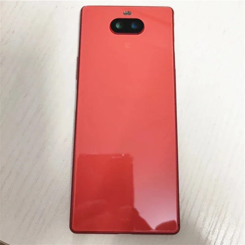 غطاء غطاء لهاتف Sony Xperia 8 غطاء خلفي مع استبدال عدسة الكاميرا #5