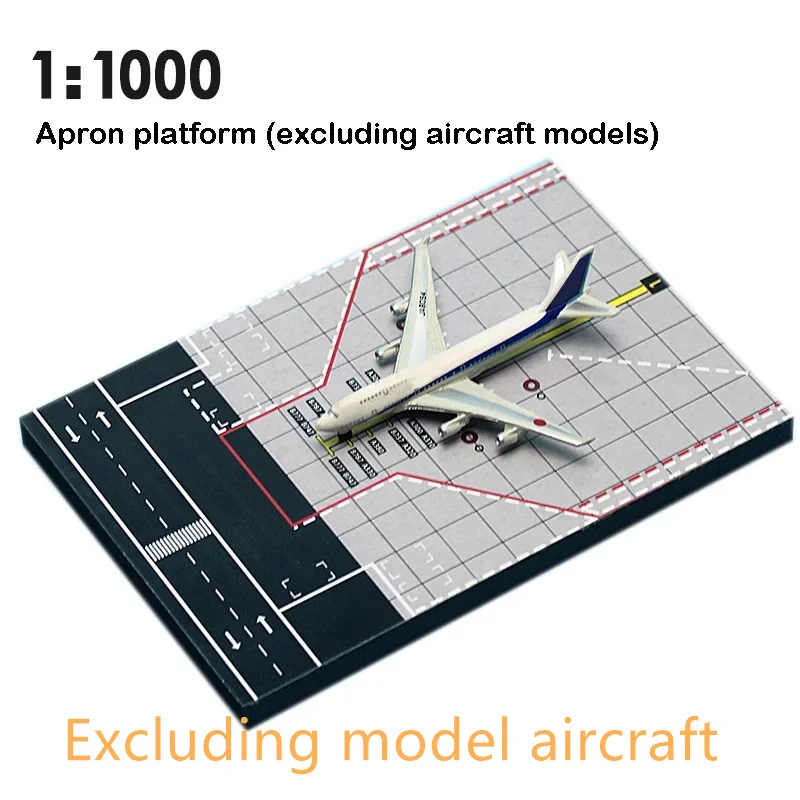 1pc Airplane Apron platform Airport Passenger Aircraft Runway Model Toys Aircraft Scene Display Diorama kits No Airplane