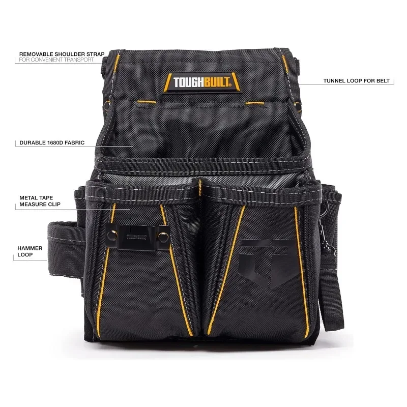 ToughBuilt TB-314-2 Small Electricians Pouch Tools Packaging Bag Construction Renovation Tools