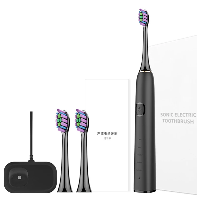 Smart Silent Electric Toothbrush Soft Wool Waterproofing Five Speed Electric Toothbrush Inductive Rechargeable Toothbrush