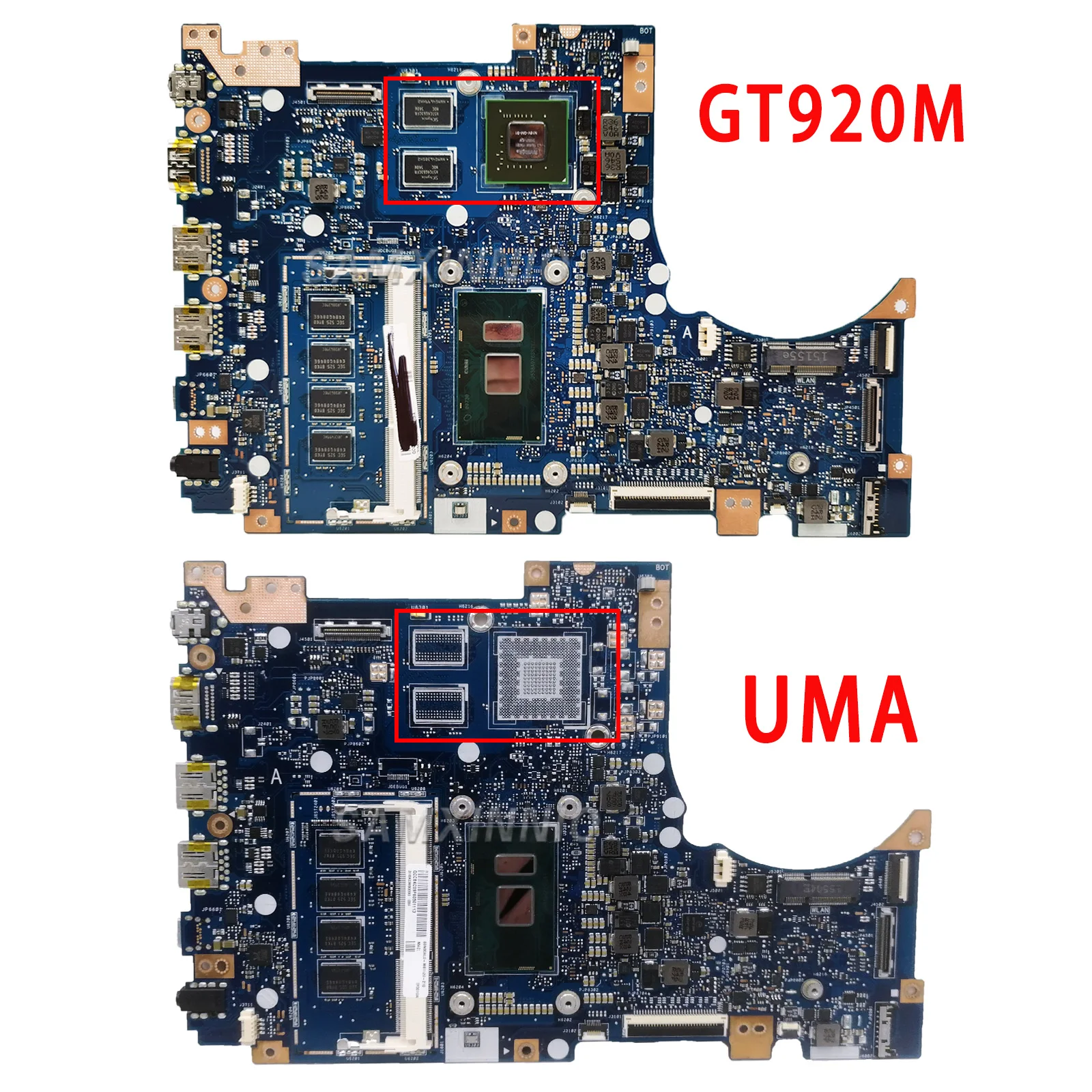 TP301UA/TP301UJ placa base para portátil para ASUS Vivobook Flip TP301U Q303UA i3 i5 i7 6th Gen 4G RAM GT920M V2G/GM