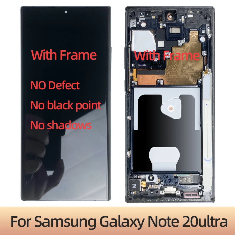 

Note 20 Ultra Super AMOLED Screen Assembly, for Samsung Galaxy Note20 Ultra N985F N986B Lcd Display Digital Touch Screen Parts