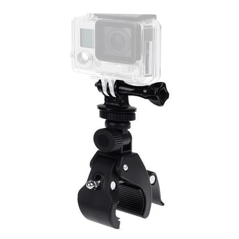 FF-H18A morsetto per manubrio per moto da bicicletta per Gopro hero Mount supporto per fotocamera Clip Adapte per fotocamera sportiva SJCAM