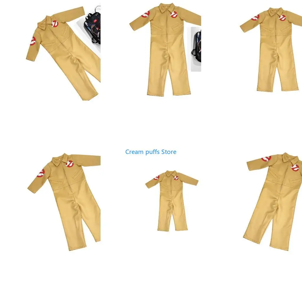 

50LE Protons Pack,Ghostbuster Jumpsuit,Ghostbuster Outfit for Halloween Cosplay
