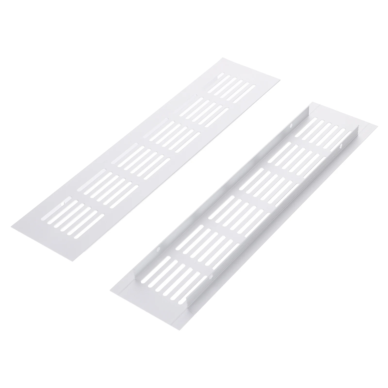 

2 Pcs Air Vent Grille Breathable Mesh Cover Kitchen Cabinets Floor Vents Aluminum Alloy Screen Exhaust Cabinet Furniture