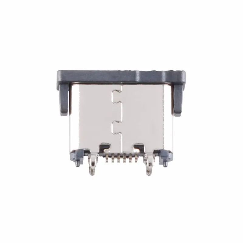 20 قطعة USB Type-C 16P حامل أنثى بأرجل مستقيمة وأربعة أرجل مع ارتفاع عمود 6.5 لواجهة الشحن السريع
