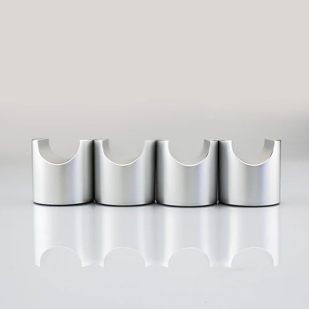 HiFi Audio อลูมิเนียมอัลลอยด์ลวดวงเล็บสายสนับสนุนขาตั้งผู้ถือ trestle Anti-shock โช้คอัพเท้า Pad ฟุตแผ่น