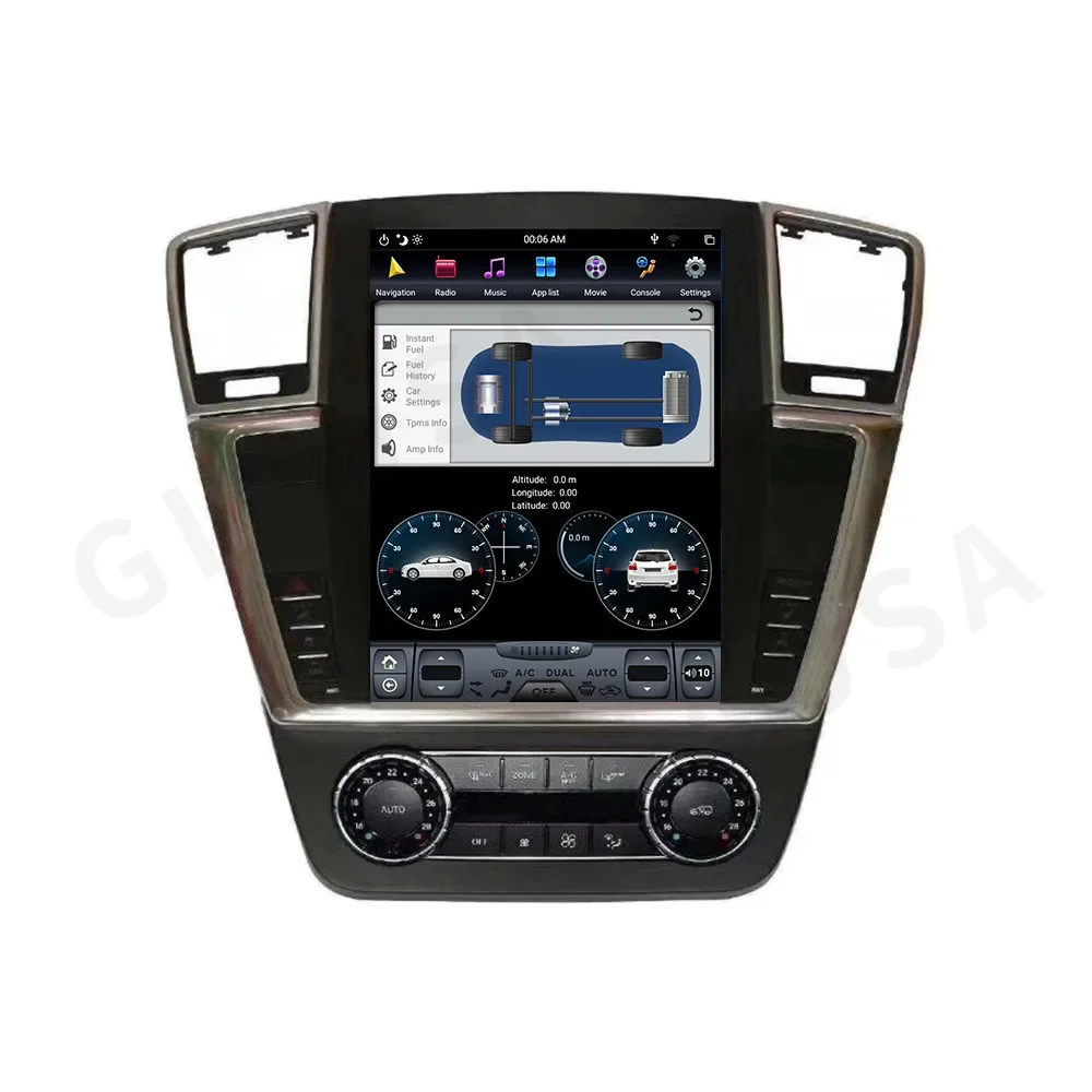 

For Mercedes Benz Gl(x166)/ml(w166) 2012 - 2015 Android Car Radio Screen Stereo Receiver Autoradio Multimedia Player Gps