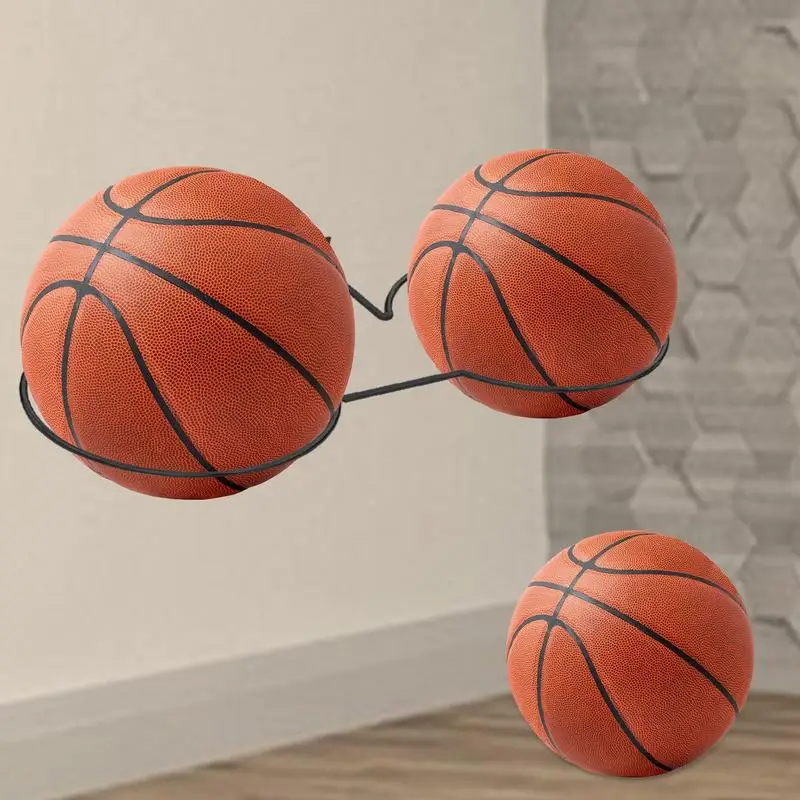 

Iron Basketball Football Volleyball Storage Rack Multifunctional Household Wall Mounted Ball Rack Wall Storage