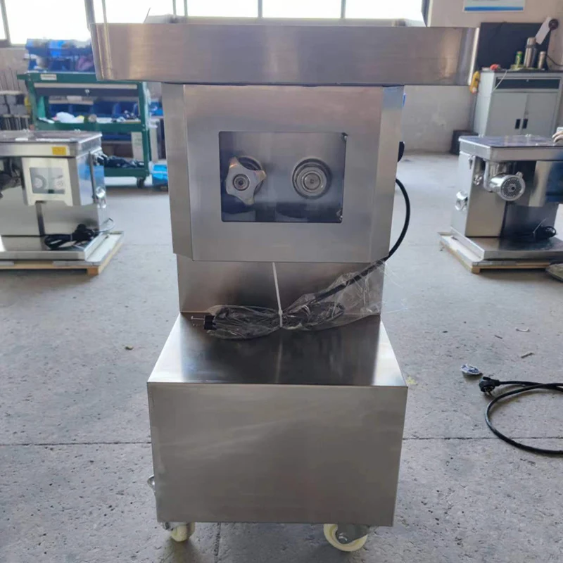 ماكينة تقطيع اللحوم الطازجة التجارية القوية للمطاعم، ماكينة تقطيع لحم البقر ولحم الضأن ولحم الخنزير