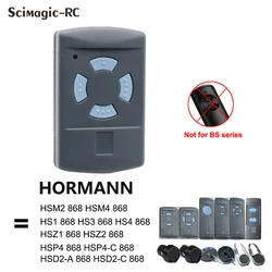 Hörmann Transmisor de mano HSM4-868 Compatible Reemplaza HS1 HS2 HS4 HSE2 HSE4 HSZ1 HSZ2 HSP4 HSP4-CHSD2-A Mando a distancia