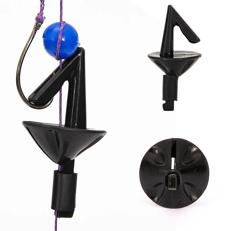 20 stücke Auswirkungen Köder Schilde Meer Angeln Rig Köder Halter Clip Einfache Kunststoff Aushaken Gerät Angeln Werkzeuge – Detail 1