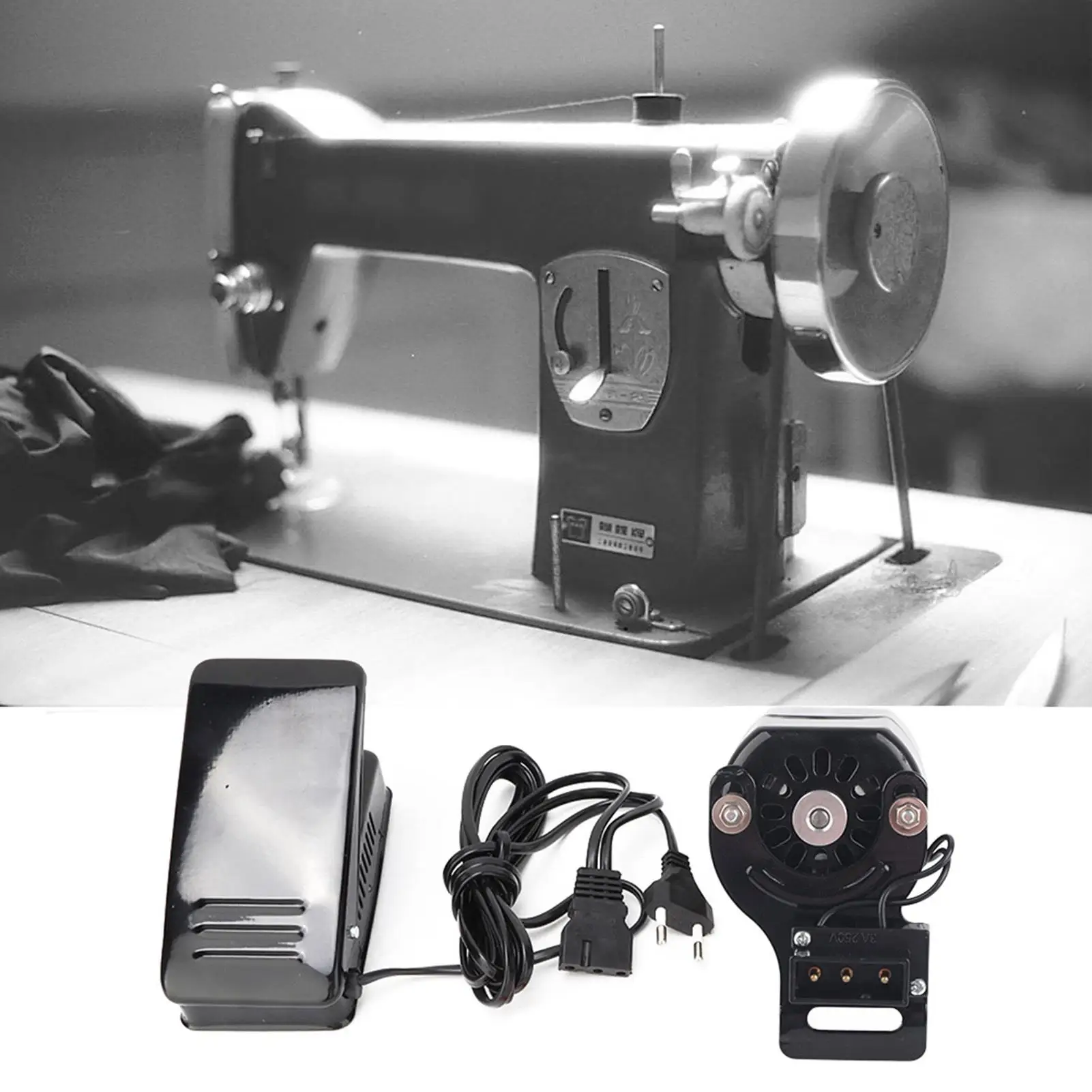 100W Sewing Machine Motor & Foot Pedal Kit - Domestic Parts Universal Home Sewing