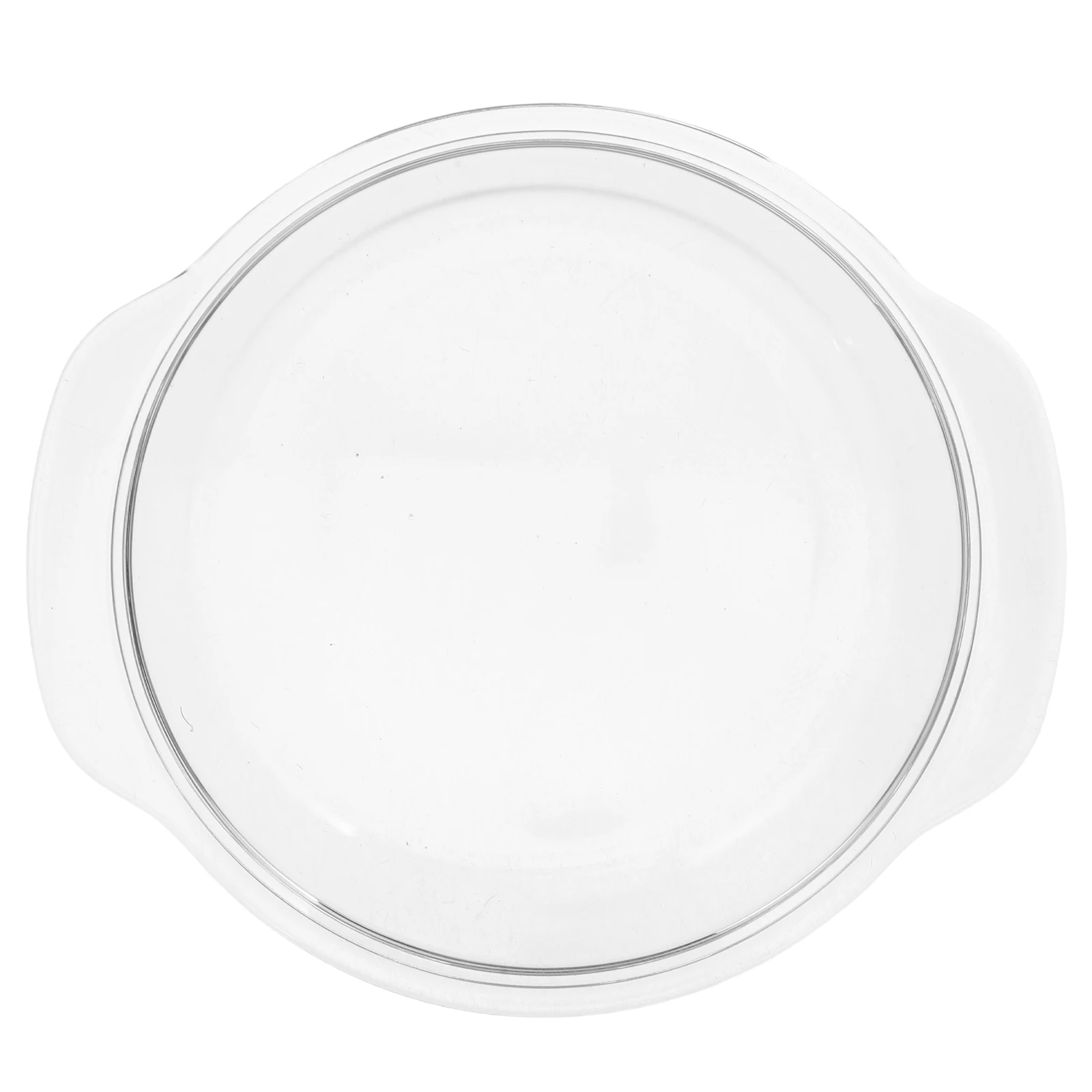 

1pc Microwave Plate Cover Glass Reusable Food Splatter Protector Anti-Splatter Dish Cover For Bacon Beef Burgers Breads 17.8Cm