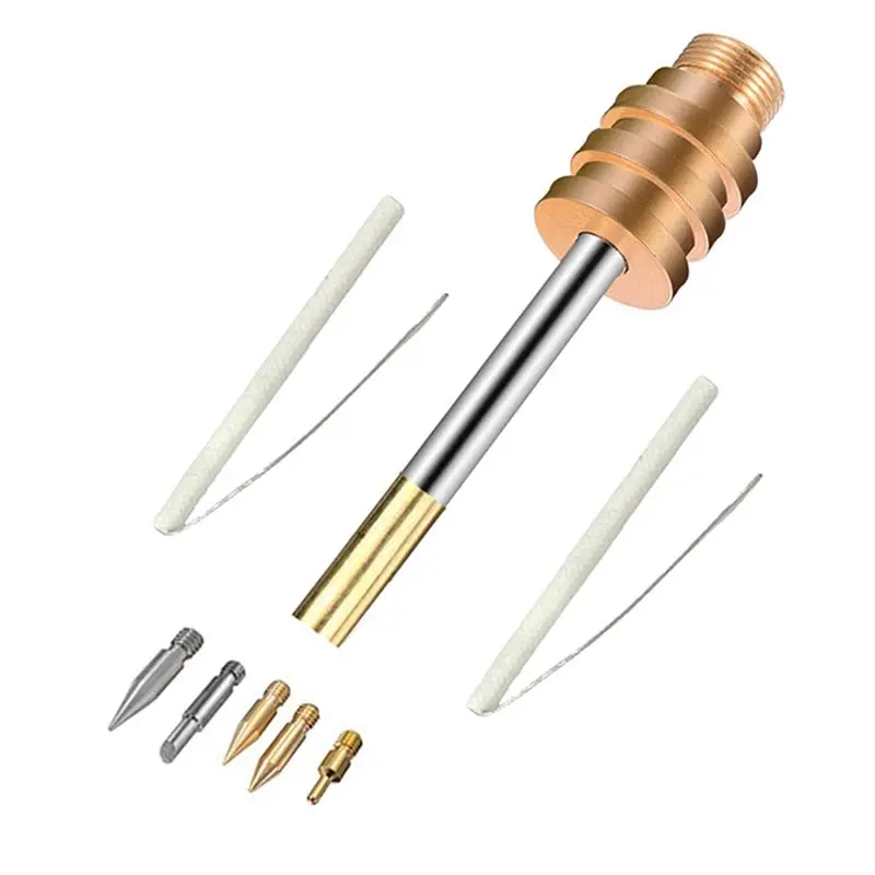 

[NEW!A93G】 510 Interface Soldering Iron Tip Wireless Soldering Iron Tip Welding Tool 15W With 5 Soldering Iron Tips