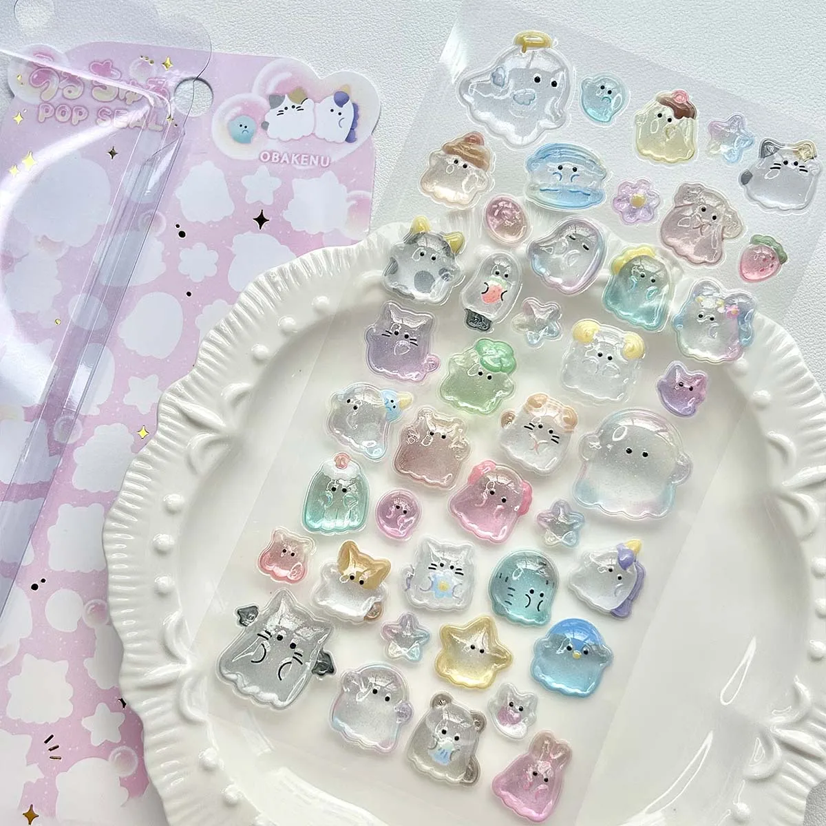 Cute 3D Stickers Cartoon Deco Stickers DIY Phone Luggage Motorcycle Laptop Suitcase Decal Sticker