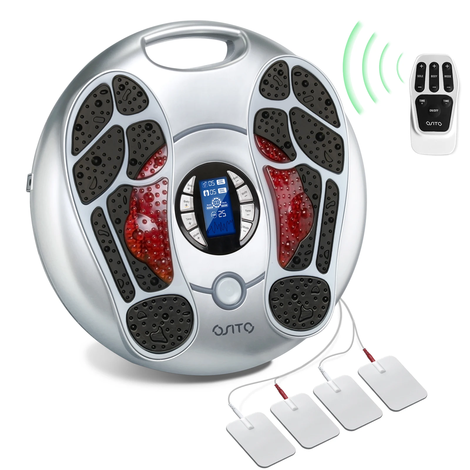 Chinese reflexology foot and calf massager circulation tens therapy foot massager foot care machine