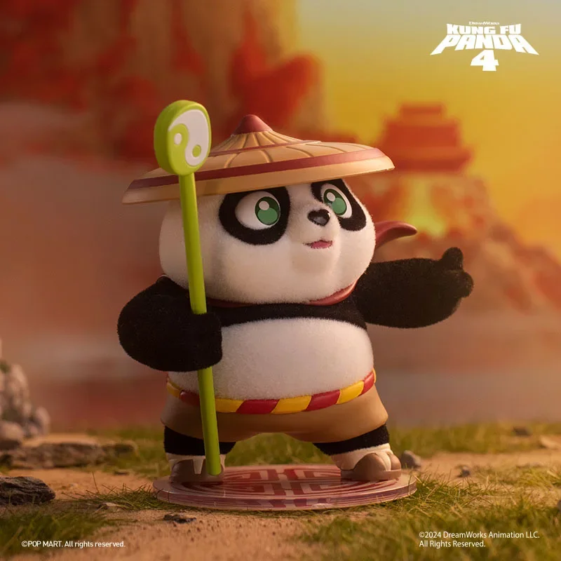 POP MART-caja ciega Universal de la serie Kung Fu Panda, juguetes, bolsa de adivinación, caja misteriosa, figura de acción, sorpresa, modelo bonito