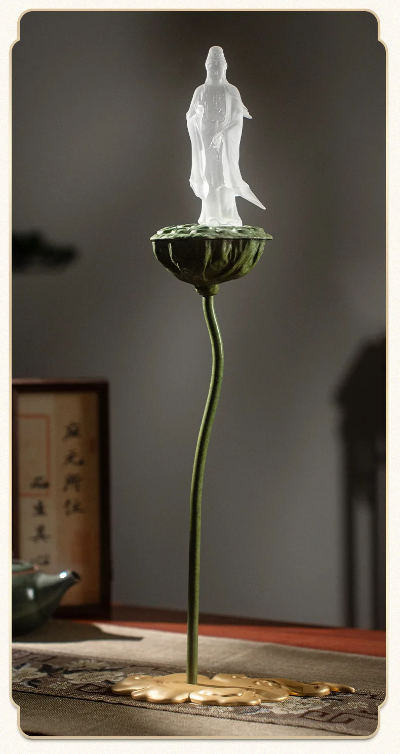 ZML glazed Guanyin lotus pod i - Incense Holder review and price