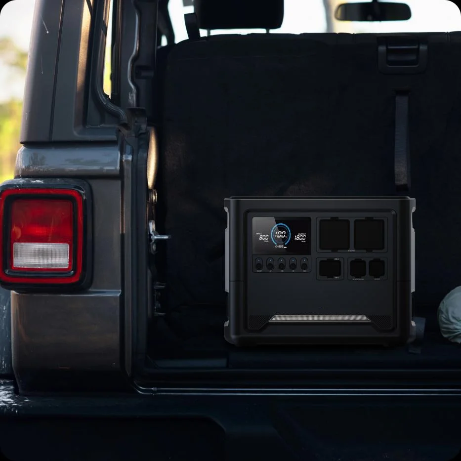 2024 Electrical Equipments Power Supply Boxes Outdoor Camping Portable Power Station With Car