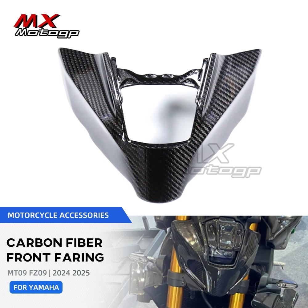 

MT09 2024 2025 Carbon Fiber Winglets Radiator Side Panels Fairing For YAMAHA MT09 FZ09 Motorcycle Parts Fixed Wing Protector