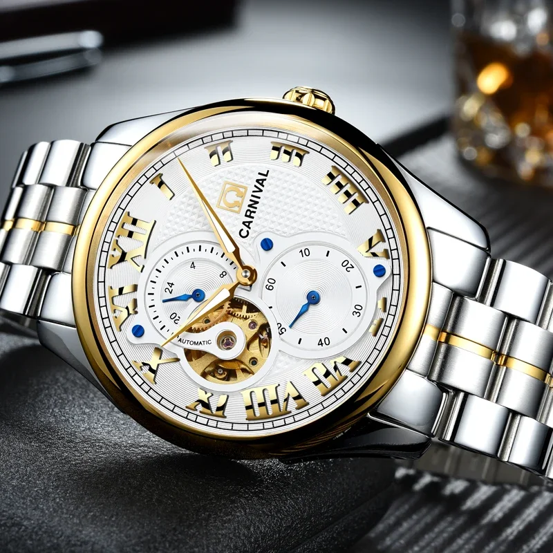 

IW Carnival Mechanical Wrist Watches Luxury Accessories For Men Sapphire Mirror Automatic Movement Business Waterproof Watch