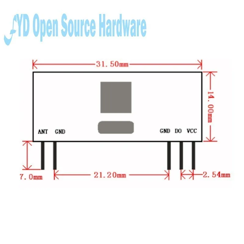 315/433Mhz Superheterodyne Wireless Receiver Module RXB4 RXB8 RXB9 RXB35 RXB12 RXB14 RXB22 RXB6 For AVR