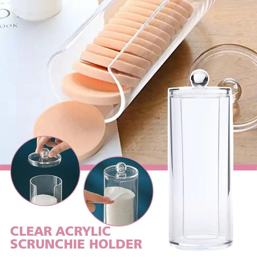 Acrylic Organizer Box Makeup Organiser Cotton Pads Makeup Container Box Cotton Box Q-tip Storage Swabs Holder Dispenser Cos D5e2