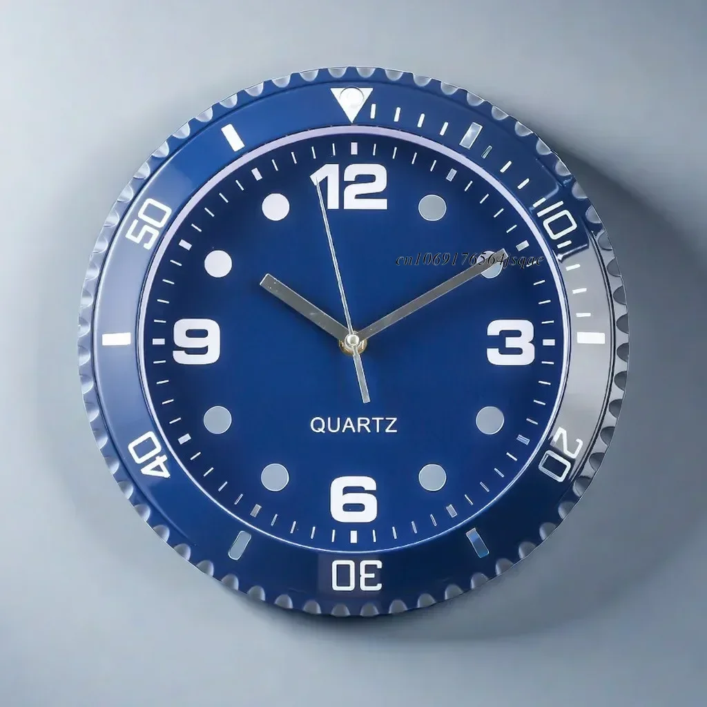 Ролевые настенные часы, современный дизайн, бесшумные кварцевые игольчатые роскошные настенные часы, бесшумные секунды, домашние креативные настенные часы с водным призраком