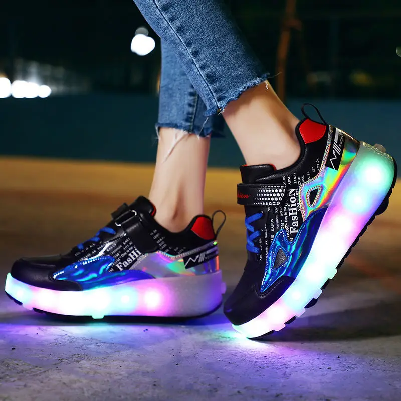 Рисунок 5 - Светящиеся роликовые туфли с двумя