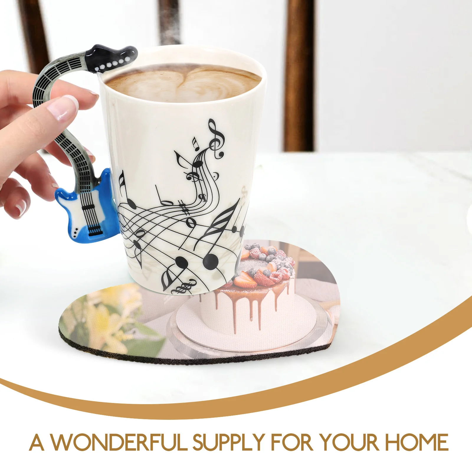 

10Pcs Sublimation Coasters Heart Shaped Cup Pads DIY Heat Transfer Mat Blanks for Home Office Car Use Heat Transfer Mat