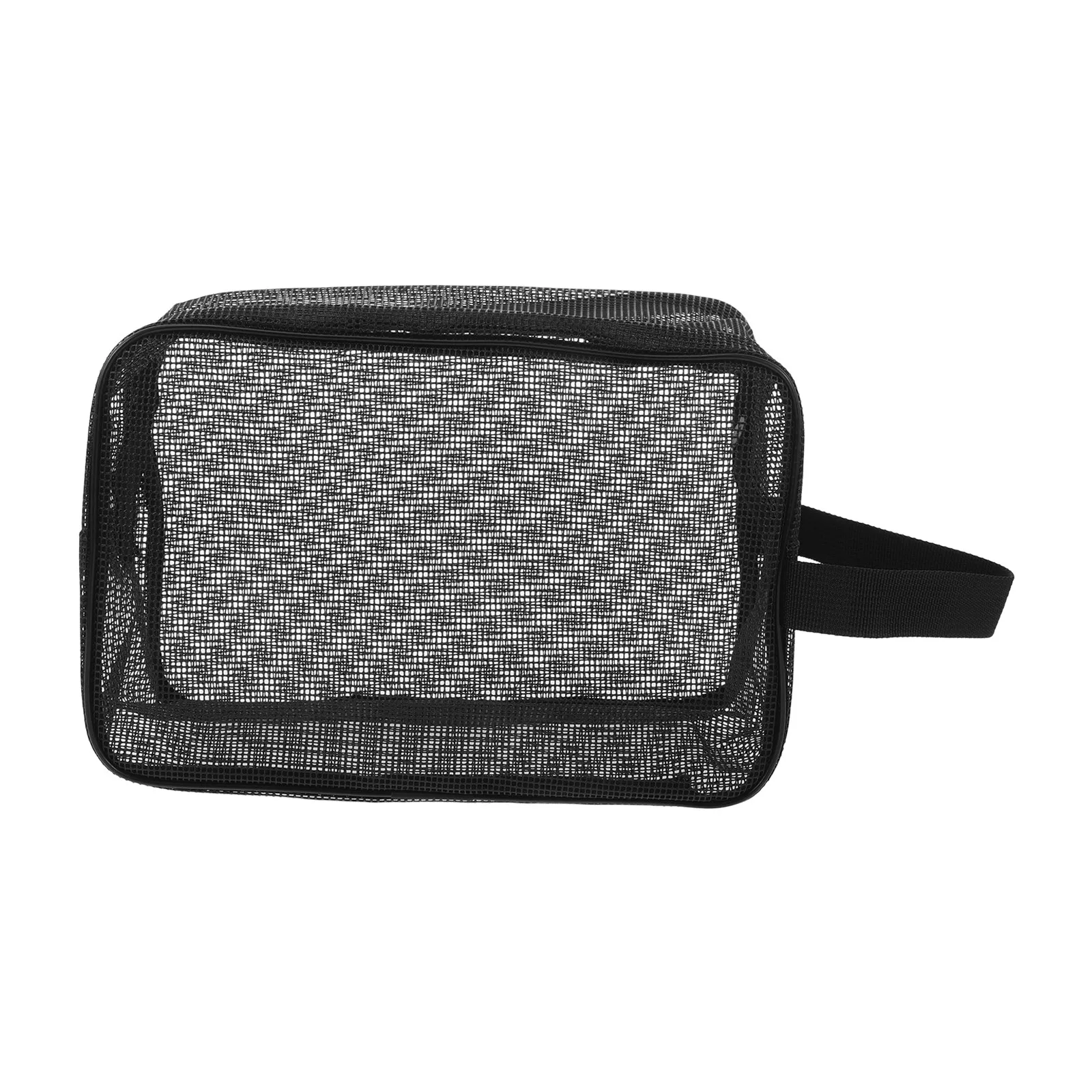Spacious Mesh Toiletry Bag Breathable Travel Shower Bag for Gym Dorm Outdoor Camping Fitness Clear Mesh Organizer Zipper Closure