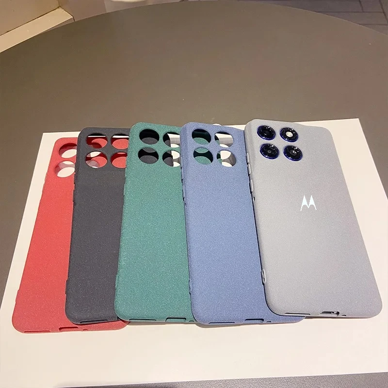 Einfarbige, Sandähnliche, Dünne, Schlanke Handyhülle für MOTO Edge 70 60 50 Fusion Pro Ultra Neo G67/57 Power TPU Kameraschutz-Cover – Detail 6