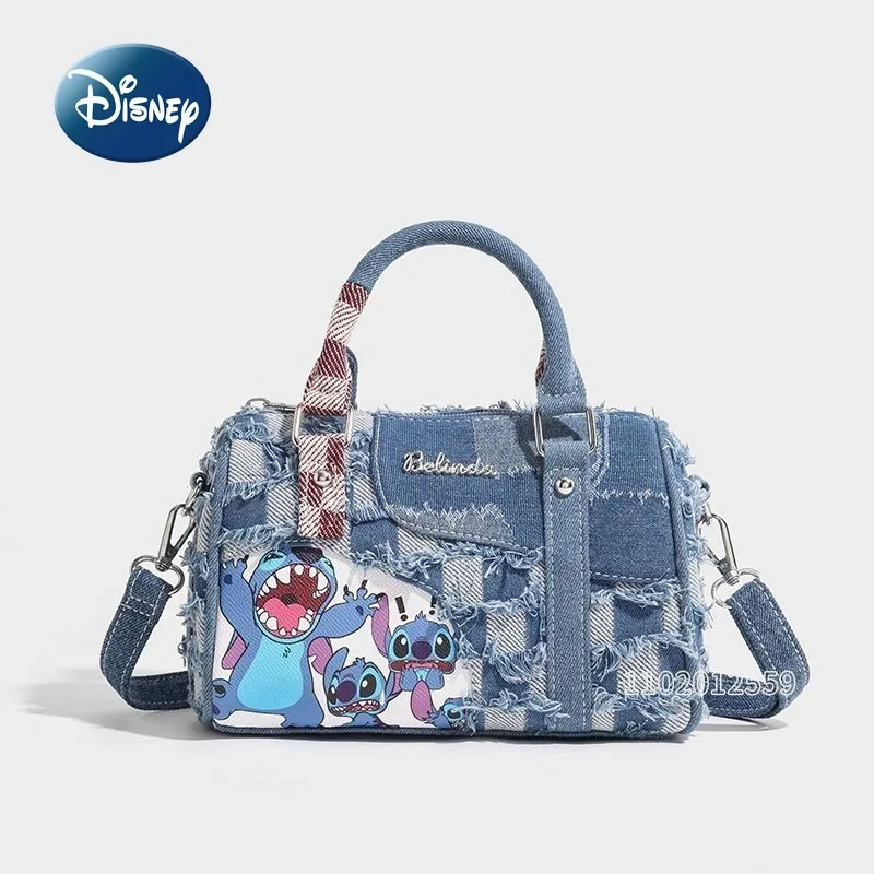 

Disney Stitch New Mini Handbag Luxury Brand Fashion Women's Shoulder Messenger Bag Cartoon Cute Mini Women's Bag High Quality